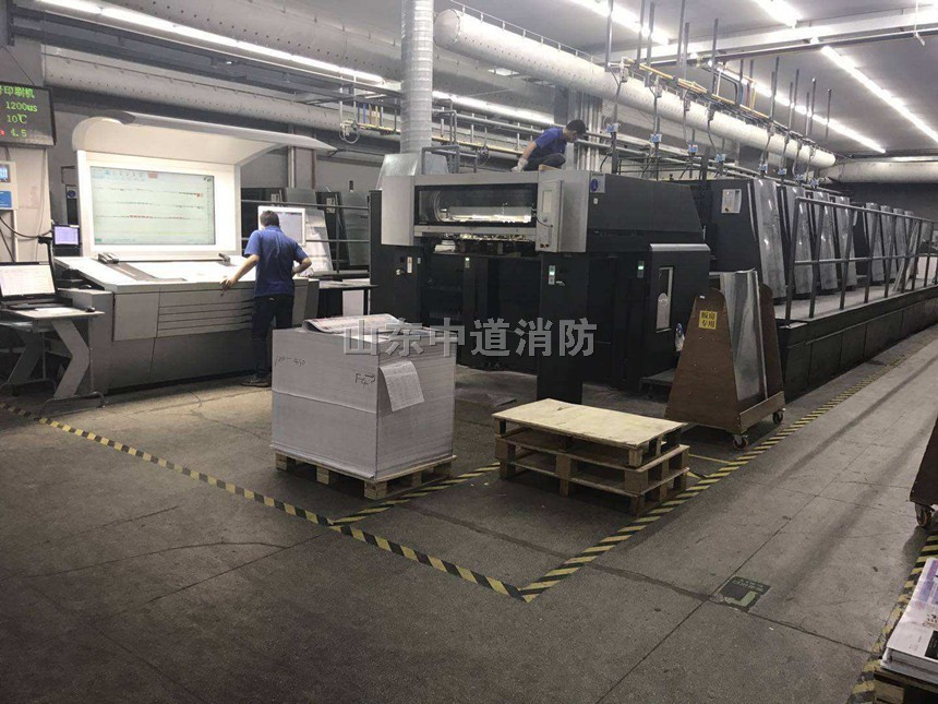 印刷机二氧化碳自动灭火系统的灭火特点