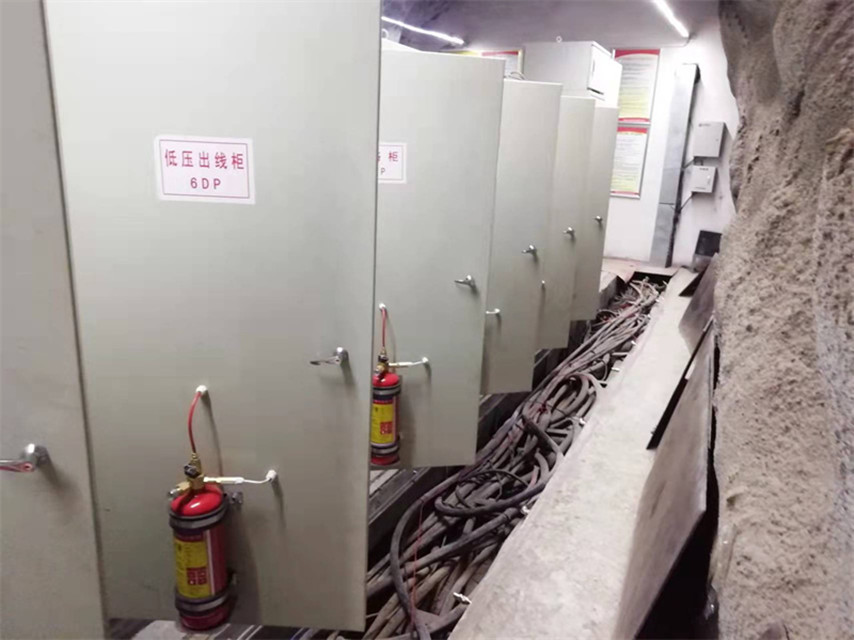煤矿井下配电柜电缆沟全氟己酮自动灭火系统